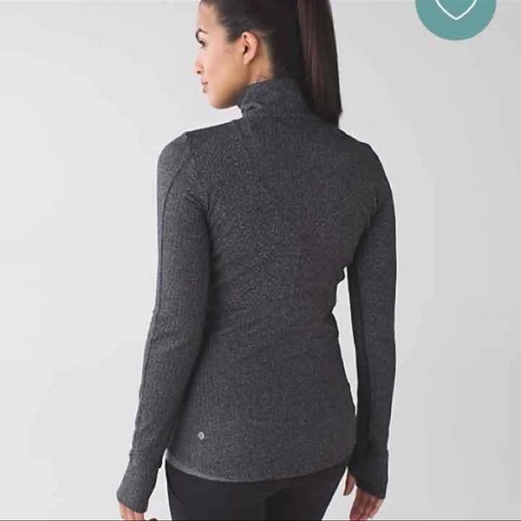 Lululemon Kanto Catch Me 1/2 zip herringbone long sleeve - Picture 2 of 9